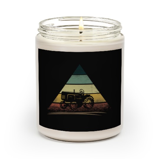 Retro Vintage Tractor Truck Rancher Farm Farmer Scented Candles