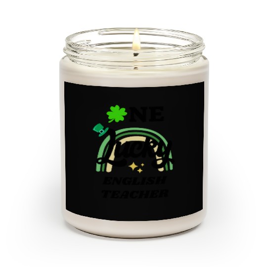 English Teacher, St Patrick's Day Gift Scented Candles