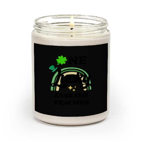 English Teacher, St Patrick's Day Gift Scented Candles