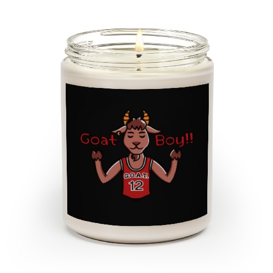 GOAT 12 funny cartoon Scented Candles Goat Boy