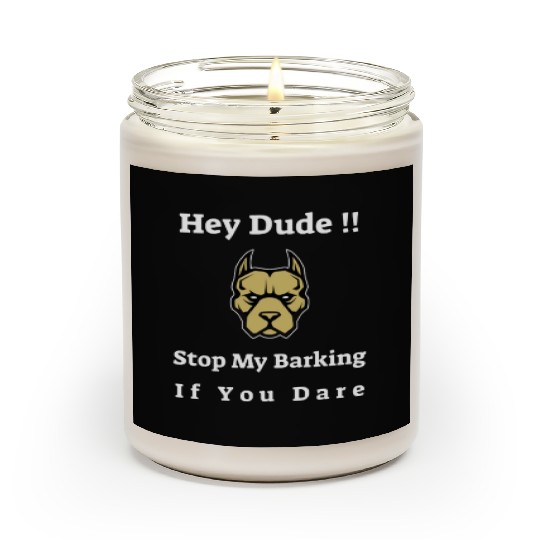 Dogs Lovers-Best dog dad ever-Funny Dogs Memes Scented Candles