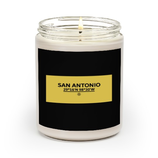 San Antonio S Coordinate's design Scented Candles