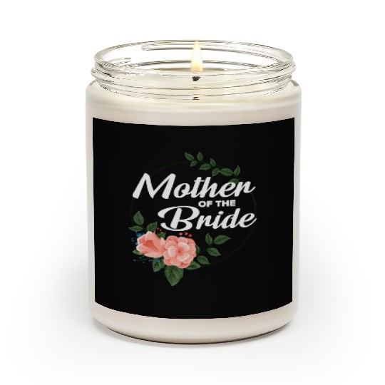 Mother of the Bride Floral Blush Wedding Gift desi Scented Candles