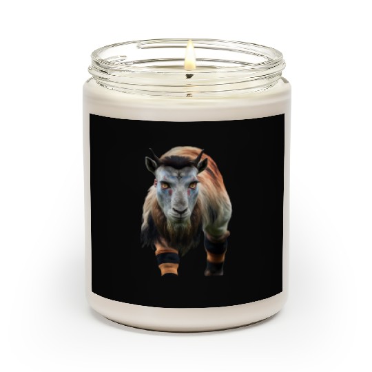 goat red eyes Scented Candles