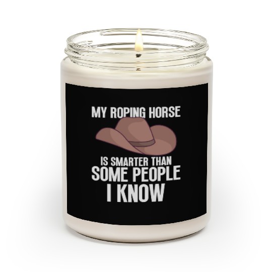 Cowboy Barn Bull Rider Rodeo Country Western Gift Scented Candles