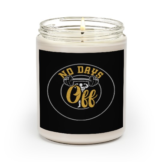 No Days Off - Gym Scented Candles