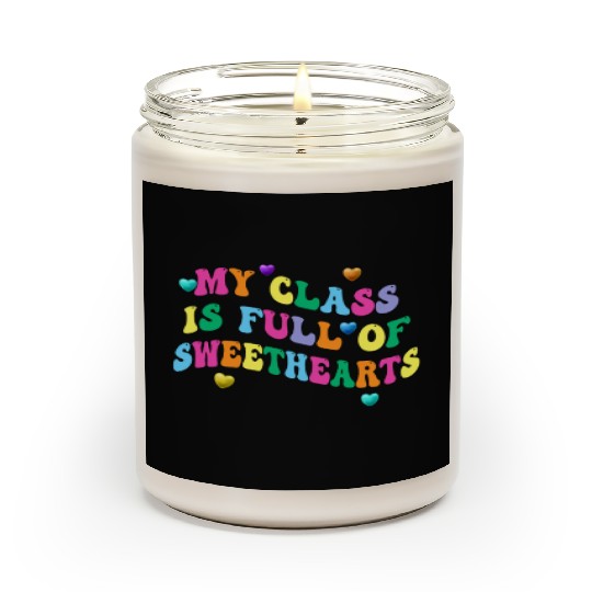 My Class Is Full Of Sweethearts Scented Candles