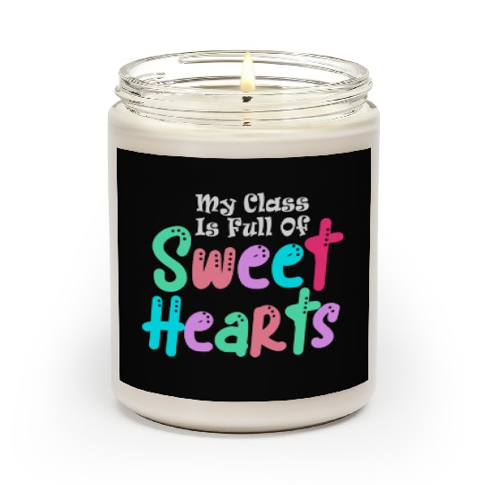 My Class Is Full Of Sweethearts Scented Candles