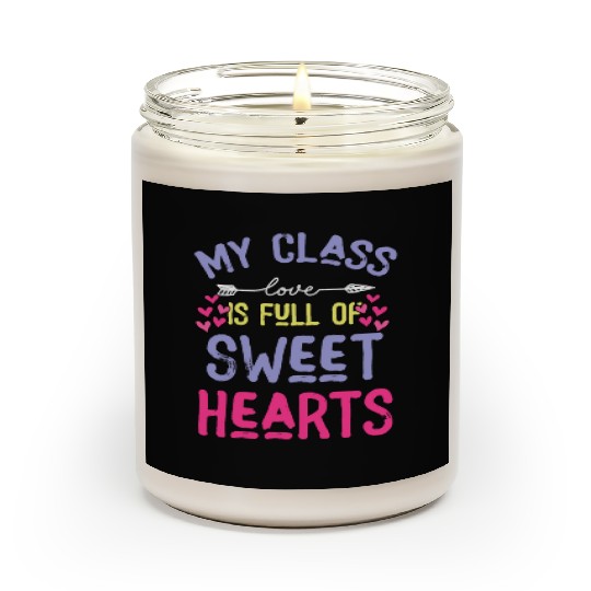 My Class Is Full Of Sweethearts Scented Candles