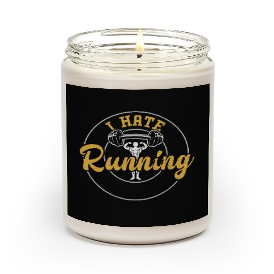 I Hate Running - Gym Scented Candles