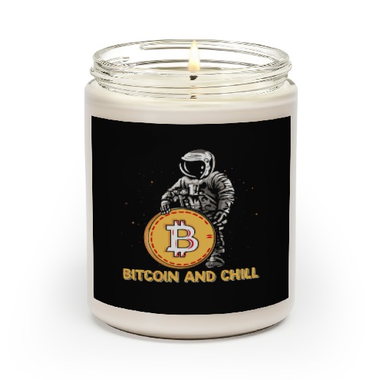 Bitcoin and Chill Scented Candles