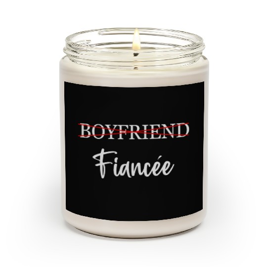 Couple Engagement Engaged Men Funny Fiancee Scented Candles