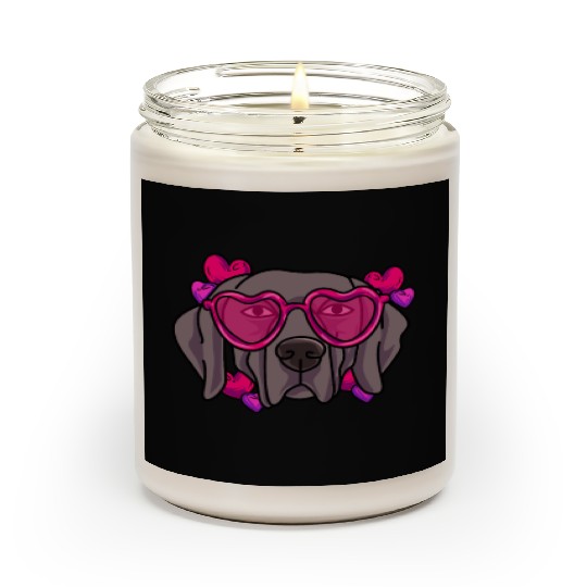 I Love My Weimaraner Scented Candles