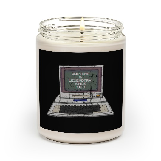 40th Birthday Vintage 1983 Scented Candles