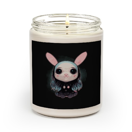 Cute Pastel Goth Bunny Kawaii Menhera Scented Candles