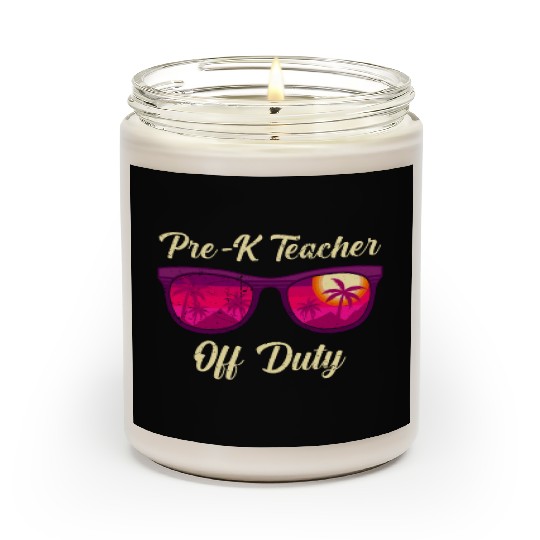 Preschool kindergarten educator off duty teacher Scented Candles
