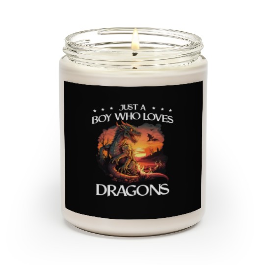 Mythical Creature Dragons Gift Men Dragon for a Scented Candles