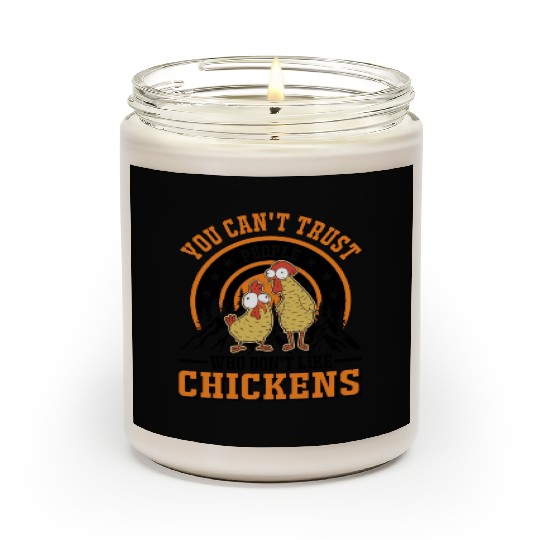 Chickens Chicken Farm Farmer Scented Candles