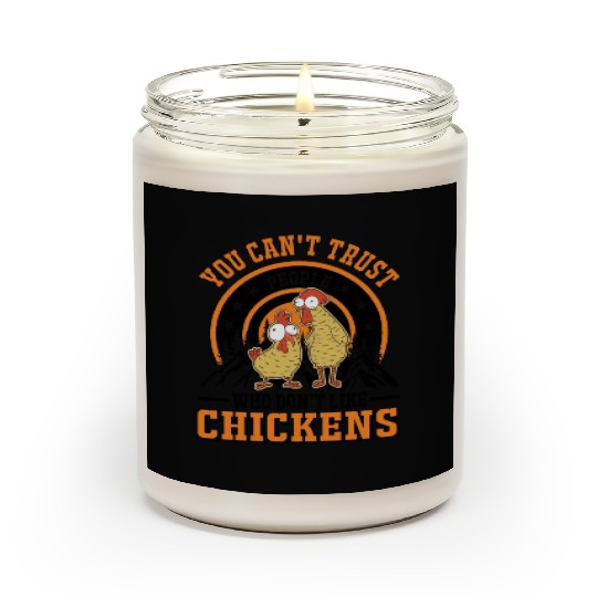 Chickens Chicken Farm Farmer Scented Candles