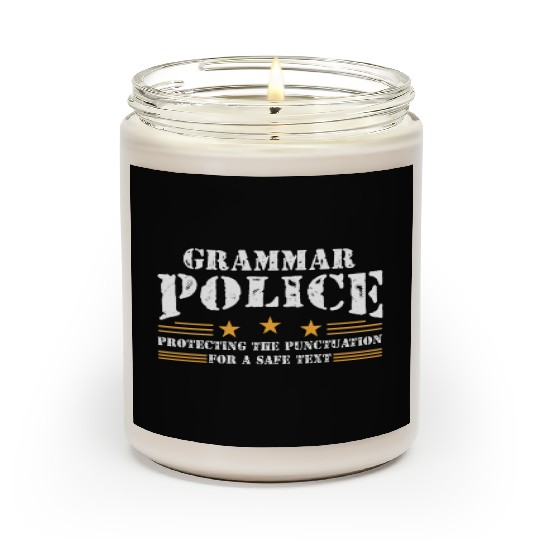 Grammer Police - English Teacher Scented Candles