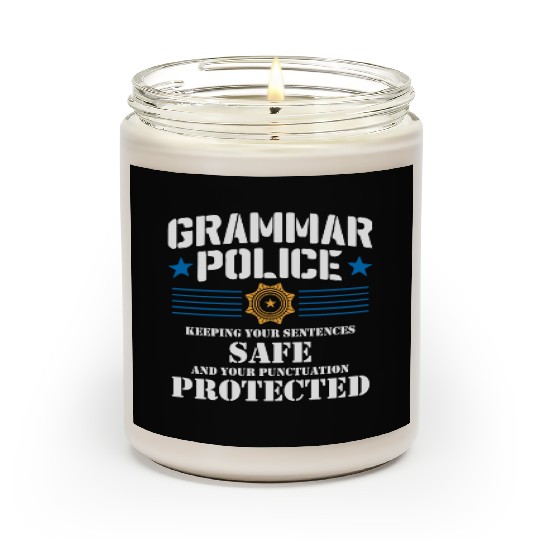 Grammer Police - English Teacher Scented Candles