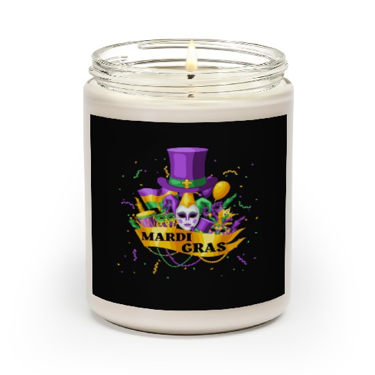 Happy Mardi Gras 2023 Funny Mardi Gras Scented Candles