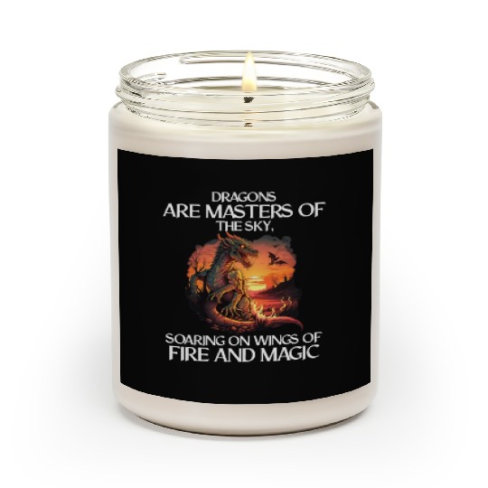 Mythical Creature Dragons Gift Men Dragon for a Scented Candles