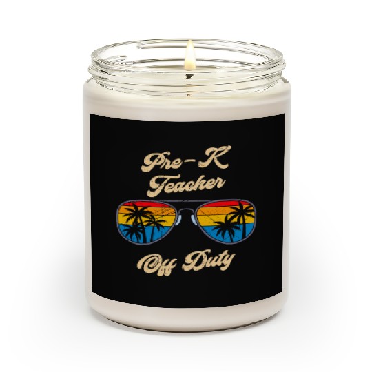 Preschool kindergarten educator off duty teacher Scented Candles