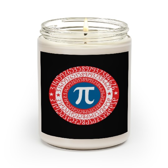 Captain Pi Superhero Shield Scented Candles