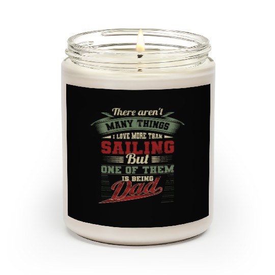 Fathers Day Sailing Boats Father Dad Birthday Gift Scented Candles