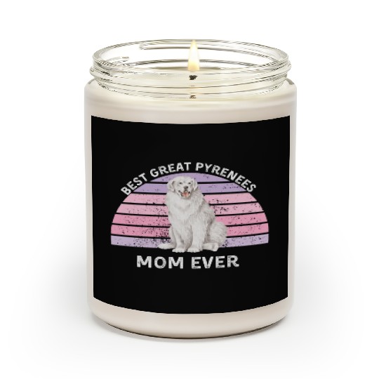 Funny Great Dane dog best dog mom ever Scented Candles