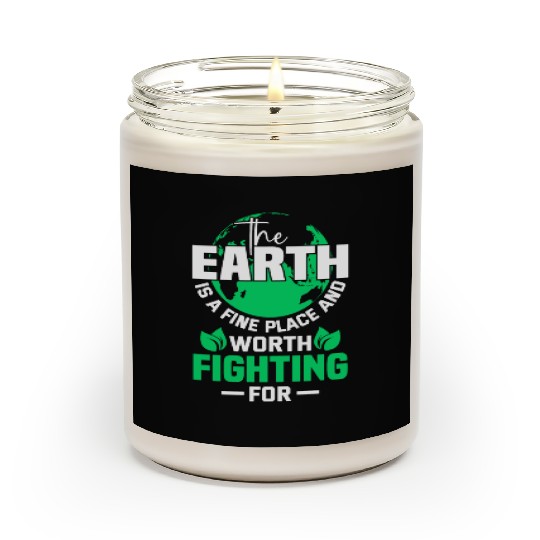 The Earth is a Earth Day Planet Environment Trees Scented Candles