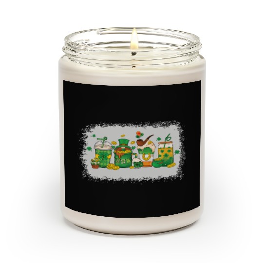 St Patricks Day with Gnome Coffee Lover Scented Candles