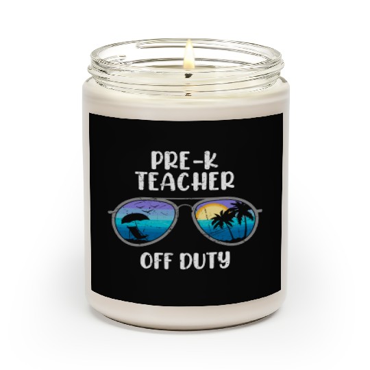 Preschool kindergarten educator off duty teacher Scented Candles