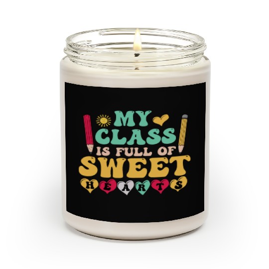 My Class Is Full Of Sweethearts Scented Candles