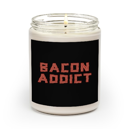 Funny Bacon Lover BBQ Pork Scented Candles