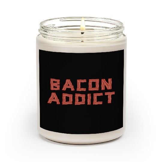 Funny Bacon Lover BBQ Pork Scented Candles