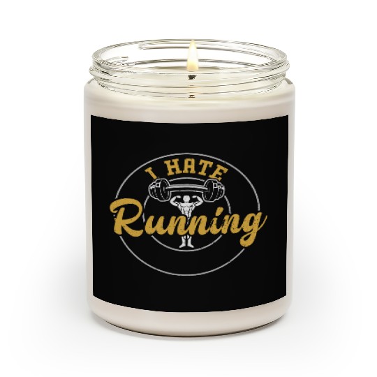 I Hate Running - Gym Scented Candles