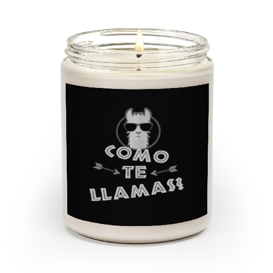 Como Te Llamas Funny Spanish Teacher Scented Candles