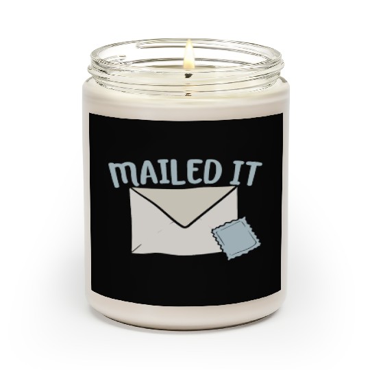 Mailed It Postal Worker Mailman Mail Escort Scented Candles