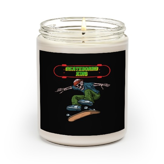 Skateboard king, Skateboard, Skateboard sport Scented Candles