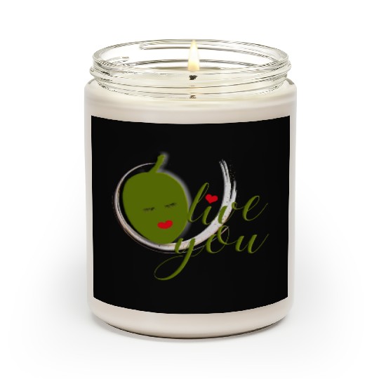 Olive you - I Love You Scented Candles