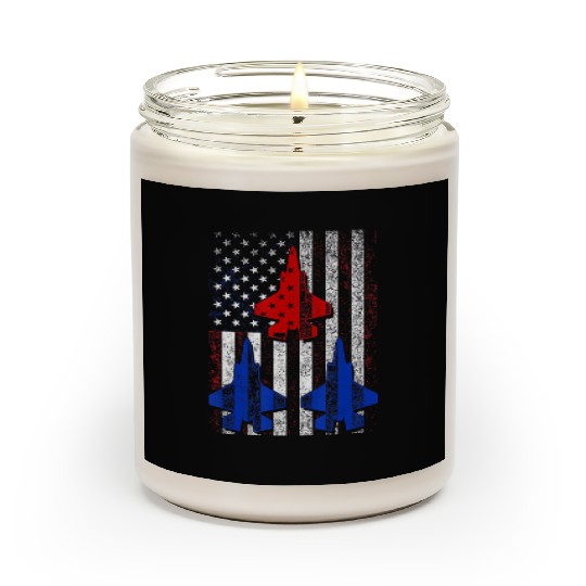 American Independence Fourth of July US Air Force Scented Candles