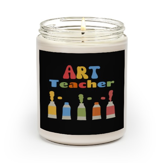 Back To School Art Teacher First Day of School Tea Scented Candles