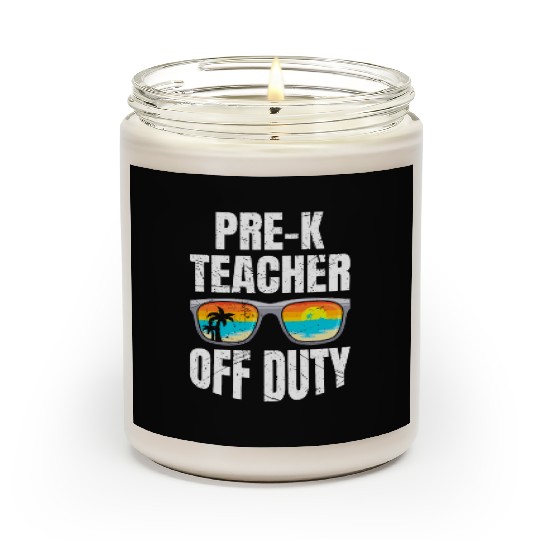 Preschool kindergarten educator off duty teacher Scented Candles