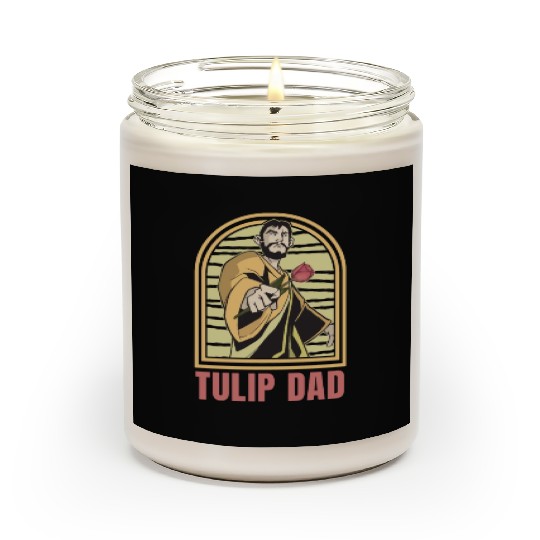 Tulip Gardening Dad Scented Candles