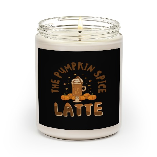 Pumpkin Spice Latte Halloween Coffee Lover Tarot Scented Candles
