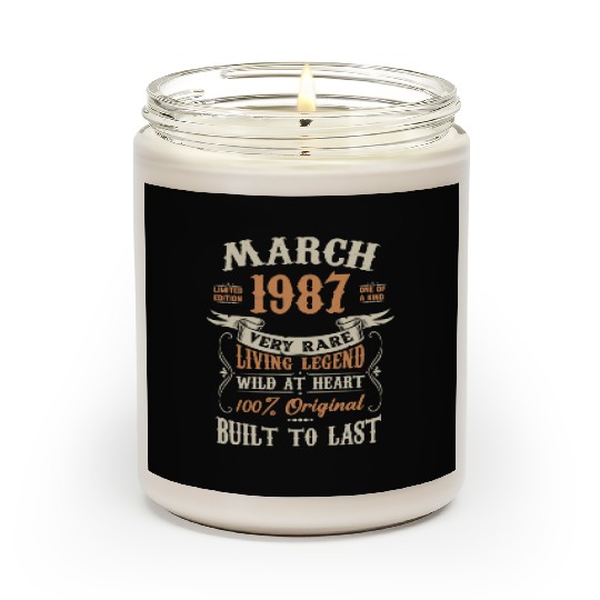 March 1987 Birthday Surprise Scented Candles