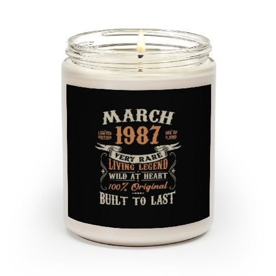March 1987 Birthday Surprise Scented Candles