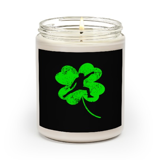 Fencing St. Patrick's day shamrock Scented Candles